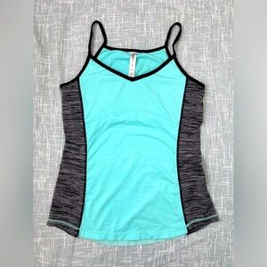 Kyodan Blue & Heather Gray Colorblock Activewear Tank – Medium